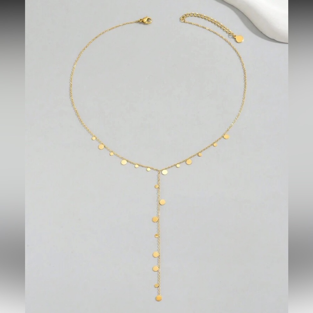 Elegant Gold Necklace A1424 - Picture 3 of 5